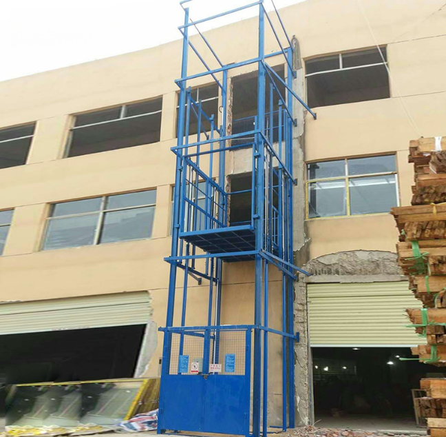 安远建材厂室外物料提升